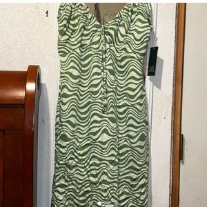 Dark and light green dress. Dress originally from target. Brand new
